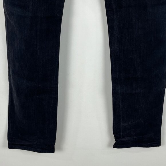 Calvin Klein Slim Jeans Size 33 Black Inseam 32in Rise 10in Stretch 5 Pocket - Picture 9 of 9